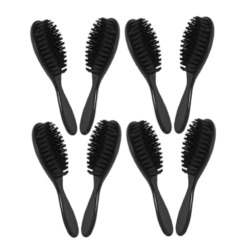 minkissy Barber Beard Brush Set 8pcs Men Face Beard Brush Soft Bristles Face Cleaning Brush