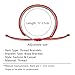 Tibetan Handmade Lucky Bracelet, Red String Bracelet, Authentic Blessed Tibetan Monks Handmade Dorje Knot Protection Bracelet for Women and Men With a Talisman (Red + Navi)