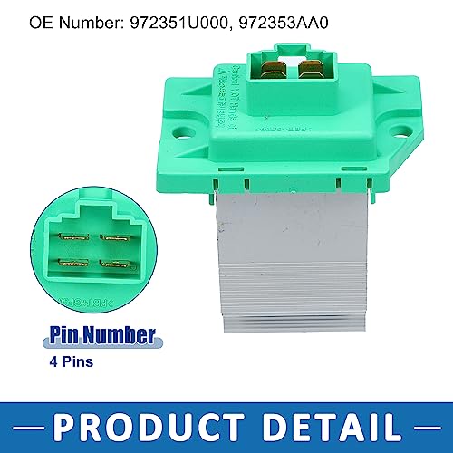 Image of HVAC Blower Motor Resistor Heater for Kia Optima 2011-2017
