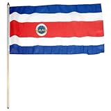 US Flag Store Costa Rica Flag, 12 by 18-Inch