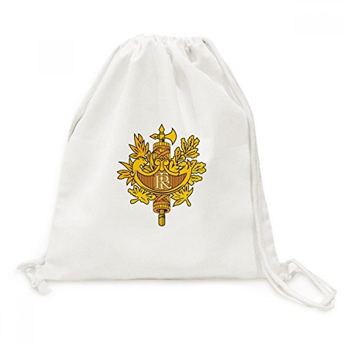 Sac à dos cordon France Europe emblème national en toile pour voyage