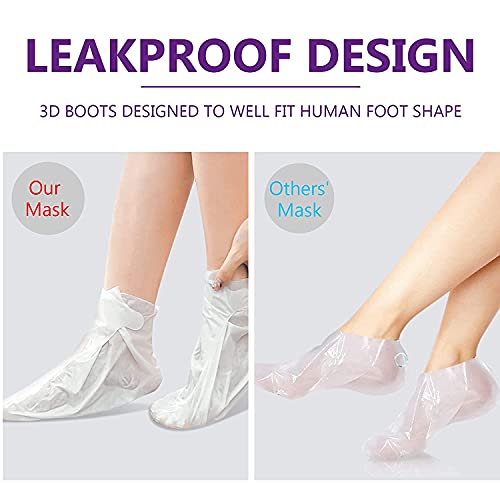 Foot Peel Mask 3 Pack, Exfoliating Foot Socks Calluses Remover Dead Skin, Moisturizing Feet Peeling Mask for Dry Skin… - Afbeelding 7