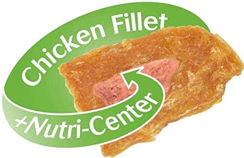 8in1 Fillets Pro Digest Hunde-Snack mit Hähnchen, funktionale Leckerlis für Hunde, unterstützt die Verdauung, 80 g Beutel