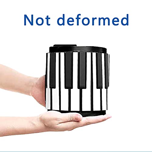 ATRNA Roll Up Piano, Pliable Piano Flexible Electronic Hand Roll Piano Soft Silicone Electronic Music Roll Up Piano Keyboard - Les Beatles, Paul McCartney, John Lennon, RIngo Starr, George Harrison ATRNA Roll Up Piano, Pliable Piano Flexible Electronic Hand Roll Piano Soft Silicone Electronic Music Roll Up Piano Keyboard – Image 3