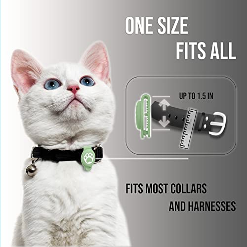 Case-for-Apple-AirTag-Pet-Tracker-Pet-Anti-Lost-Finder-Dog-Cat-Collar-Accessories-Backpacks-Cameras-Purses-Bicycles-Suitcases-Travel-Accessories-Green-224x146x06-inch - Cucciolini Doodles Case-for-Apple-AirTag-Pet-Tracker-Pet-Anti-Lost-Finder-Dog-Cat-Collar-Accessories-Backpacks-Cameras-Purses-Bicycles-Suitcases-Travel-Accessories-Green-224x146x06-inch