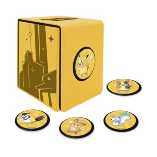 Ultra Pro - Série de galeria: Horizonte cintilante Alcova Clique para Pokémon, Elegante Edição Limitada de Colecionador de Luxo Troca Elegante Durável Estojo de Cartão Seguro Caixa de Baralho
