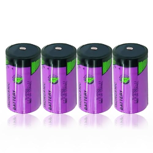 [4 Pack] 3.6V TL-5930 Lithium Battery for Tadiran TL-5930 Series Size D TL-5930 Battery?19000mAh
