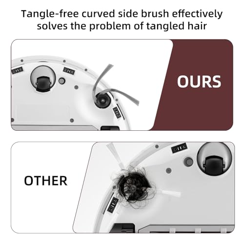 Image of VIEWALL Q10S5 Accessories Replacement Kit for Roborock Q10 S5 / Q10 S5+ Plus Robot Vacuum, 1 Main Brushes, 4 Mop Pads, 4 Side Brushes, 4 HEPA Filters, 4 Dust Bags, 1 Cleaning Tool, 1 Screwdriver