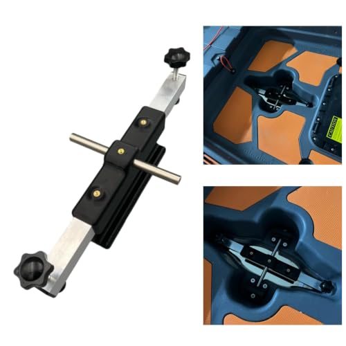 Support moteur électrique pour kayak robuste avec kit de fixation noire complet - 4