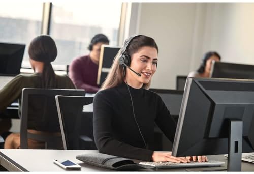 Image of Jabra Evolve2 30 SE Wired Mono Noise-Cancelling Headset - Features 2-Mic Call Technology and USB-A Cable - Works with All Leading Unified Communications Platforms Such as Zoom and Google Meet - Black