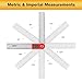 UNIPEC Digital Angle Finder Protractor, Angle Finder Ruler,Stainless steel 7inch 200mm 7inch/200mm, Angle Measuring Tool for Woodworking,Carpenter,Construction,DIY Measurement (Stainless Steel)