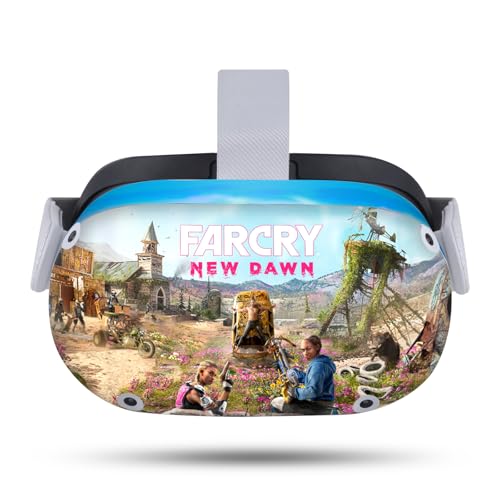 Head Case Designs Officially Licensed Far Cry Twins Couch New Dawn Key Art Vinyl Sticker Skin Decal Cover Compatible with Meta Quest 2