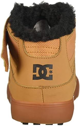 DC Unisex-Child Pure HIGH-TOP WNT EV Skate Shoe, Wheat, 6 M US Big Kid | Image 2