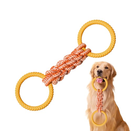 Dog Rope Toy | 犬の引っ張りおもちゃ 噛む 歯磨き | ペット用品 飼い主 トレーナー 遊び,屋内 屋外 リビング アパート ベッドルーム スタディ