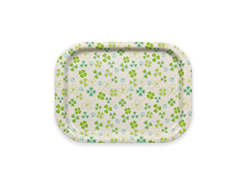 橋本達之助工芸 NSトレー取手なしS角 クローバーオフホワイト