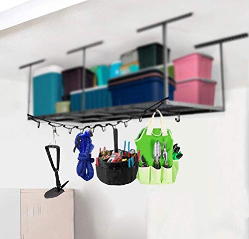 Campsite Storage Strap With 19 Separated Loops For Hanging Camping Equipment, Gear And Supplies | Includes Carabiner Hooks And Clothes Pins | Durable Campground Organizer Holds Up To 150 Lbs #TOP3