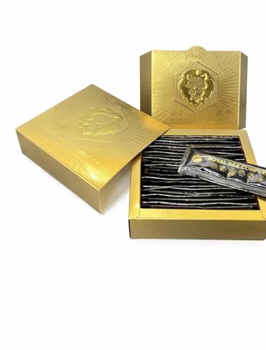 Image of Gold Honey Packs - Pure Honey with Royal Jelly & Bee Pollen, Single-Serve Honey Packets, 10g Honey Per Pack, Pack of 24