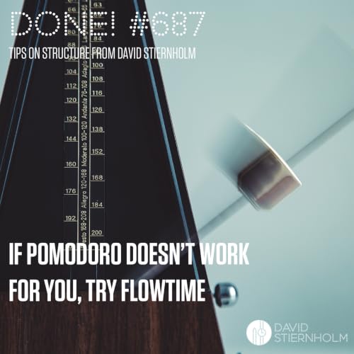 If Pomodoro doesn't work for you, try Flowtime
