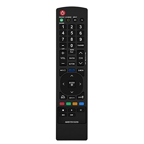 Gvirtue AKB72915239 Remote Control Compatible Replacement for LG AKB72915239, Applicable 22LV2500 22LV2500 26LV2500