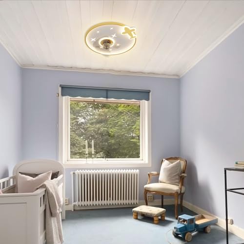 Ventilateur de plafond avec éclairage télécommandé idéal chambre - 7