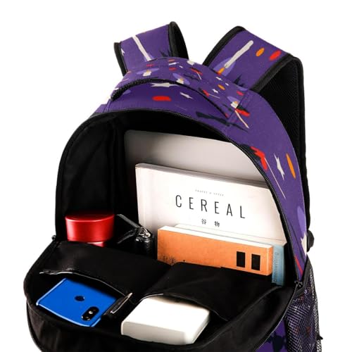 Sac à dos bougie multicolore pour le collège et les loisirs