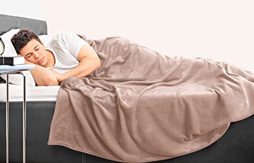 Utopia Bedding Fleece, Polyester Blanket - Lightweight Fuzzy Soft Anti-Static Microfiber Bed Blanket (60X50 Inches), Rose Pink, Throw #TOP5