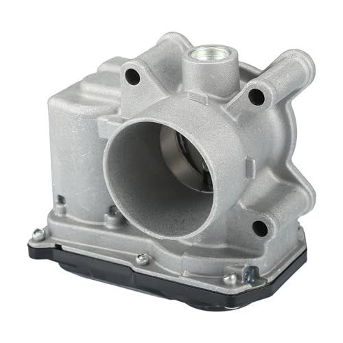 Hihaha No.8200284968 Throttle Body Assembly for RENAULT TWINGO II 1.2L 2007-2014 / Throttle Body Actuator/Durable Aluminum Alloy / 1Pcs Silver Tone