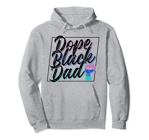 Dope Black Dad África Juneteenth 1865 American Father Daddy Sudadera con Capucha