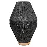 LAMPARA S/MESA CUERDA NEGRA