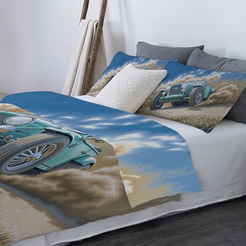 Housse de couette rallye vintage pour une chambre style évasion