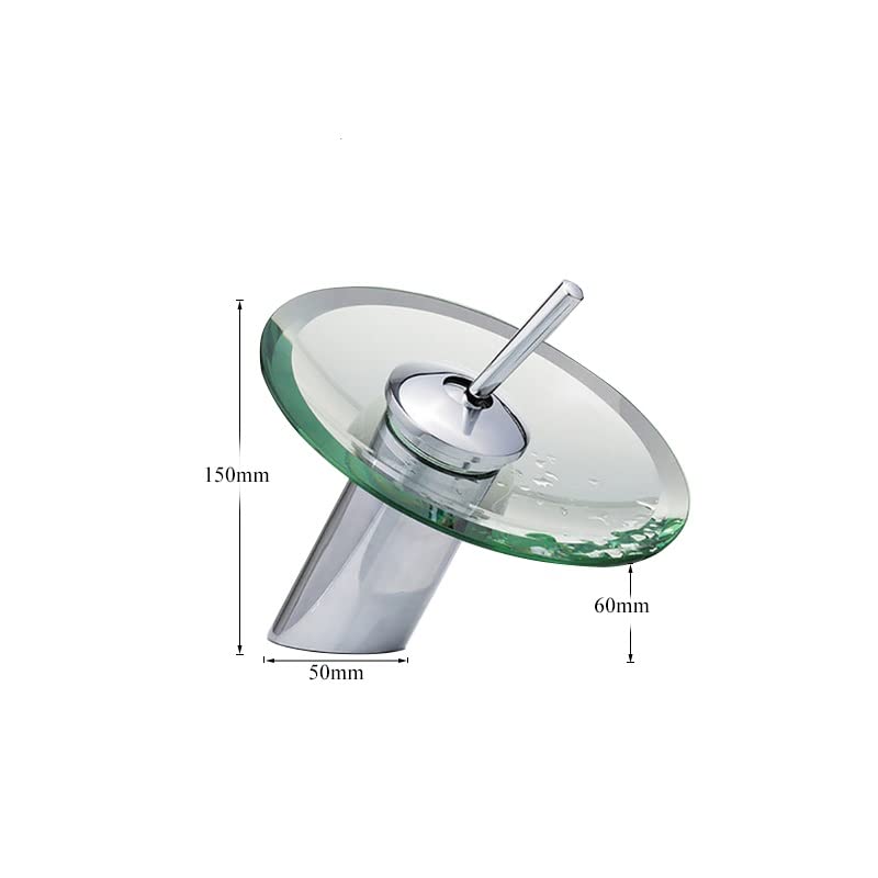 Robinet cascade anti-éclaboussures avec mitigeur circulaire pour évier