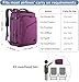 MATEIN Carry on Backpack for Women, 27L Flight Approved Backpack for Teacher Nurse, Fashion Expandable Airline Daypack for Plane, Lightweight Hiking Weekend Back Pack, Traveler Gifts, Purple