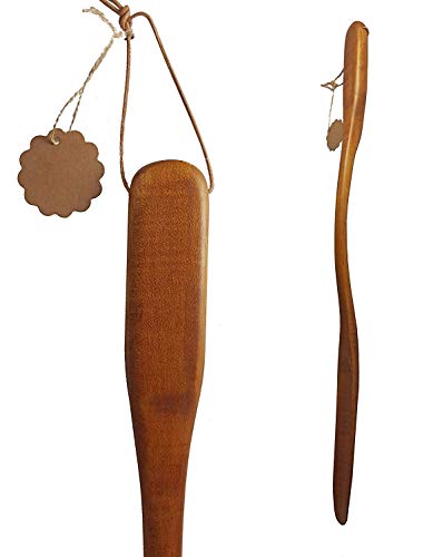 Schuhanzieher Schuhlöffel massiv XXL lang 70 cm | Rhön | handgefertigt in Deutschland | aus Massivholz dunkel braun | Made in Germany Cover