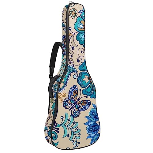 Housse pour guitare acoustique – Le style bohémien Housse pour guitare s’adapte à la plupart des tailles de guitare, Multicolore 4., 42.9×16.9×4.7 in, Motif imprimé tendance - Les Beatles, Paul McCartney, John Lennon, RIngo Starr, George Harrison Housse pour guitare acoustique – Le style bohémien Housse pour guitare s'adapte à la plupart des tailles de guitare, Multicolore 4., 42.9x16.9x4.7 in, Motif imprimé tendance