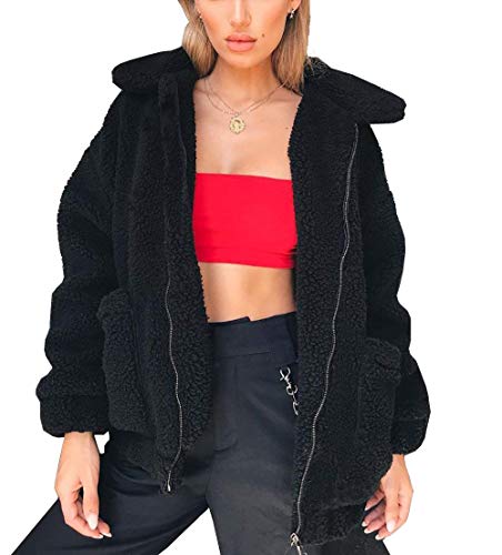 PRETTYGARDEN Women's Fashion Winter Coats Sherpa Fleece Faux Fur Shearling Oversized Trendy Jackets Warm Outerwear Clothing2