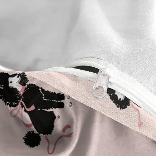 Housse de couette microfibre hypoallergénique parure de lit 3D confortable - 8