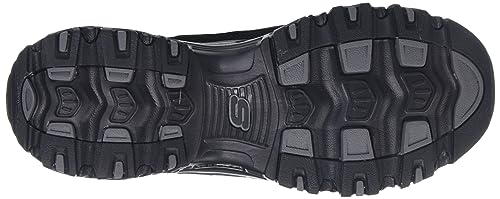 Skechers Women's D'Lites-Me Time Sneaker, Black, 9.5 W US4