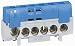 Produktbild Legrand LEG92784 Nullleiter-Klemmleiste, mit 5 Klemmen für 6-25 mm breite Kabel, 1 Klemme für 10-35 mm breite Kabel, Blau