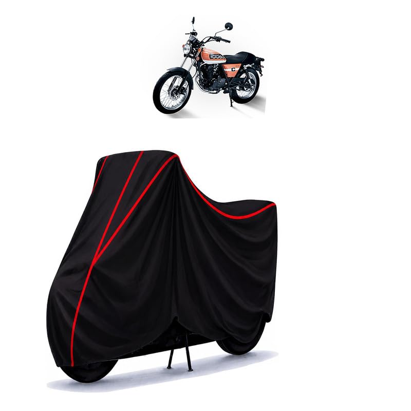 Image of Cleveland Cyclewerks Ace Deluxe BS6 Water Resistant Bike Cover for All Motorcycles & Rain | Heavy Duty | UV Protection, Dustproof, Scratchproof | All Weather Two Wheeler Cover with Elastic Bottom