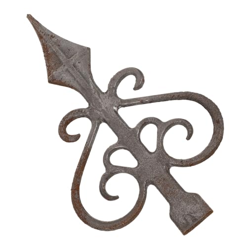 HOMSFOU Decoración Para Vallas De Jardín Picos De Hierro Remates Para De Puerta Adornos De Exterior Elegantes Accesorios De Paisajismo y Resistentes