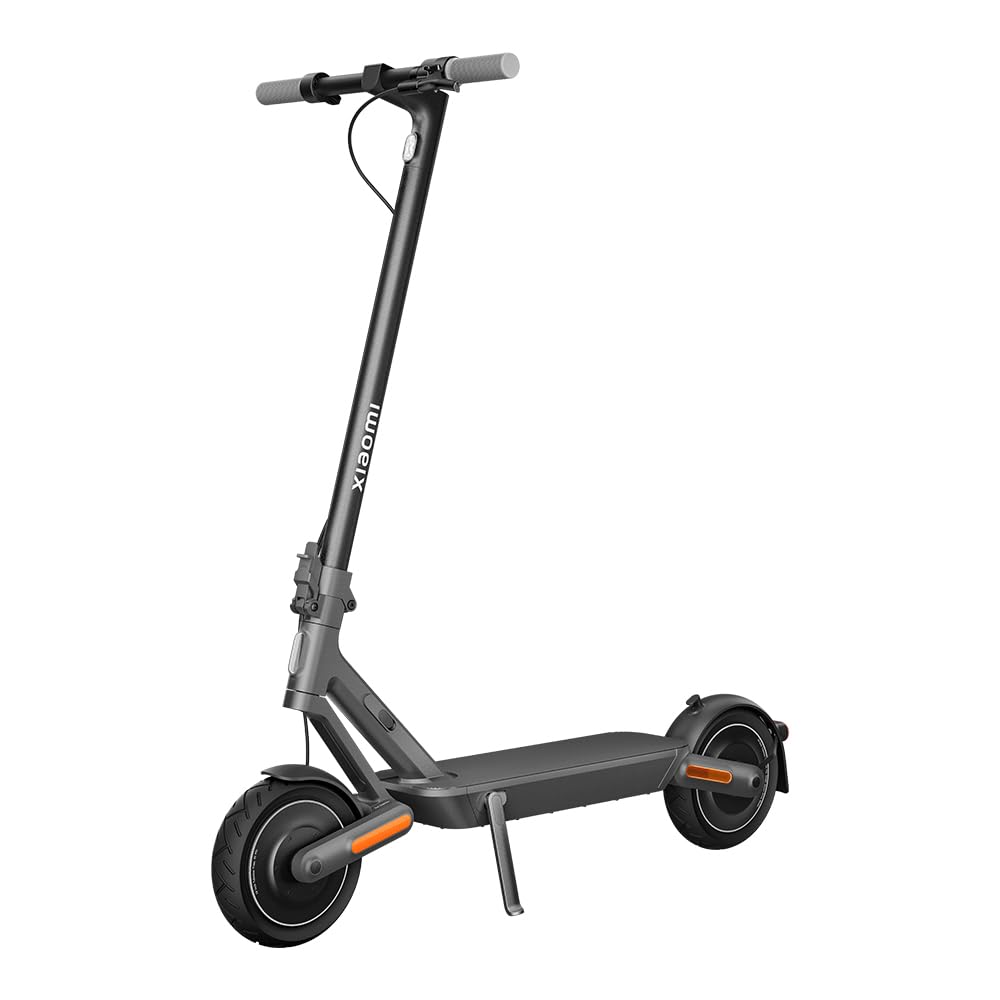 Xiaomi Electric Scooter 4 Ultra Black with Dual Suspension System up 25 Km/H Maximum Speed | 70km Super long range battery life | Xiaomi DuraGel 10 Inch Tire 2023 Model, 1260X1200mm