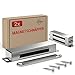 Produktbild LouMaxx Magnetschnäpper extrastark - Haltekraft 25kg - 2er Set aus Edelstahl  Türmagnet - Schrankmagnet  Möbelmagnete  Tuer Magnetverschluss Edelstahl Magnethalter Schranktür für sicheren Halt