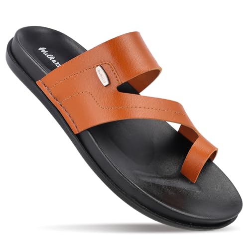 Image of WALKAROO Comfort Sandal For Men's|CloudStep Dual-Density PU Sole - Ultimate Comfort|Stylish Casual Wear|WE1335