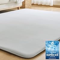 Amazon | VK Living 極厚30mm 夏用ラグマット 接触冷感 【SUPER ICE