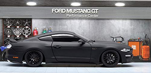 Image of 2019 Ford Mustang GT 5.0 Coupe Matt Black 1 /18 Diecast Model Car by Diecast Masters 61005