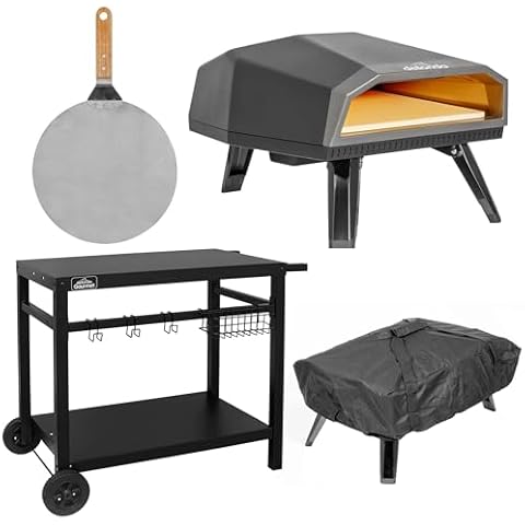 Dellonda Gas Pizza Oven with Accessories Cover
