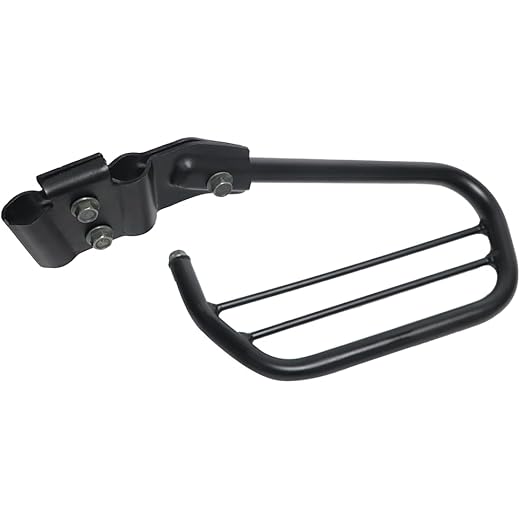 TVS Ladies Pillion Footrest Kit - Black