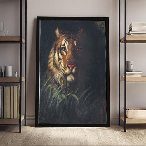 Toile tête de tigre Abbott Handerson Thayer impression haute définition - 4
