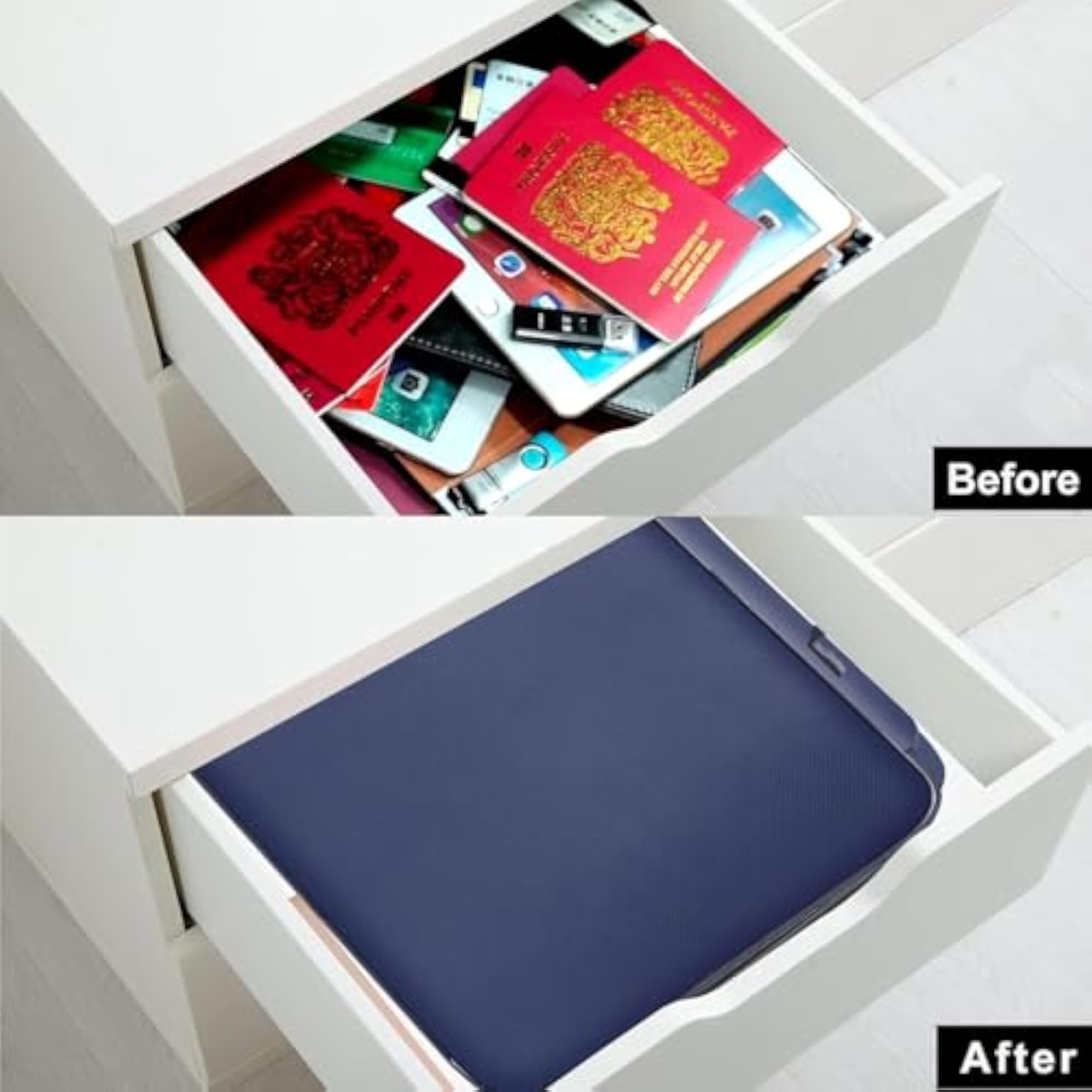 Fireproof Document Bag with Lock, Portable Safe