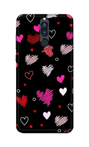 Image of PRINTFIDAA Vibrations of Love Hard Back Cover for Huawei Mate 10 Lite /Huawei Nova 2i / Huawei Honor 9i Back Cover -(P6) KAT1009